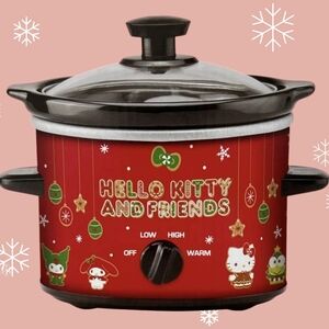 NEW Hello Kitty and Friends 2 quart slower cooker crockpot kitchen appliance